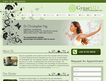 Tablet Screenshot of gynaemd.com.sg